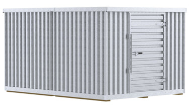 Galvanized Storage Building - Double